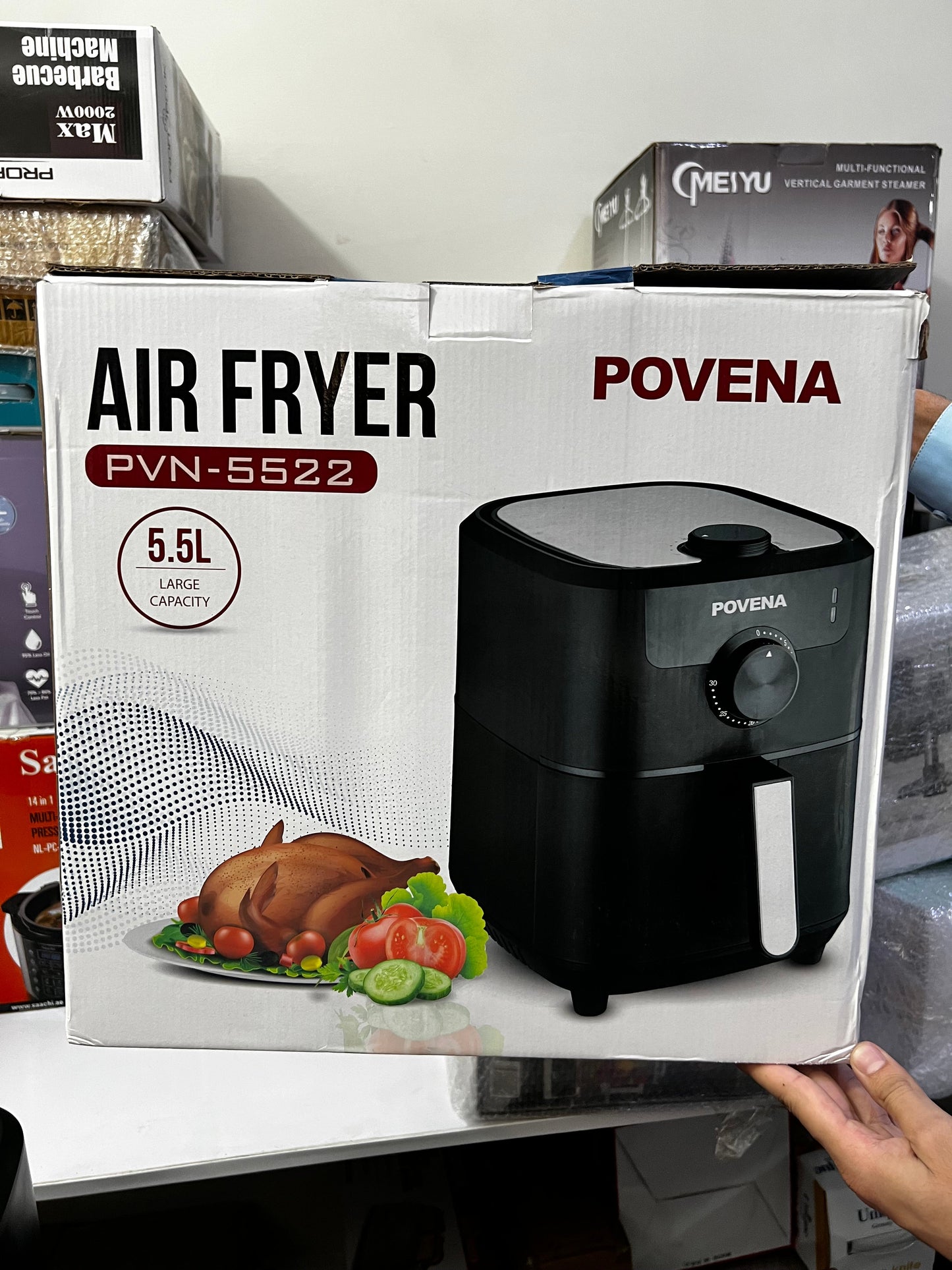 Vietnam Lot Imported Povena 5.5L Air Fryer