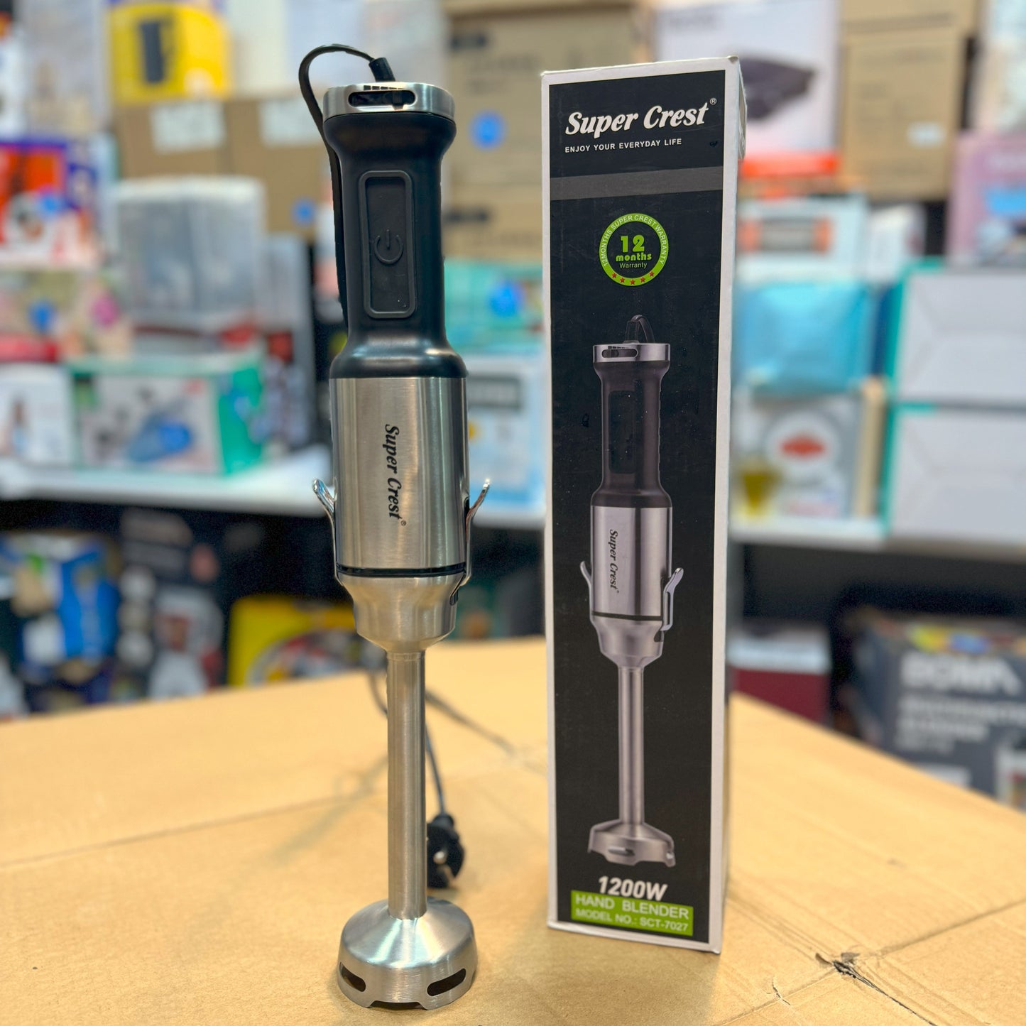 Lot Imported Super Crest 1200W Electric Hand Blender