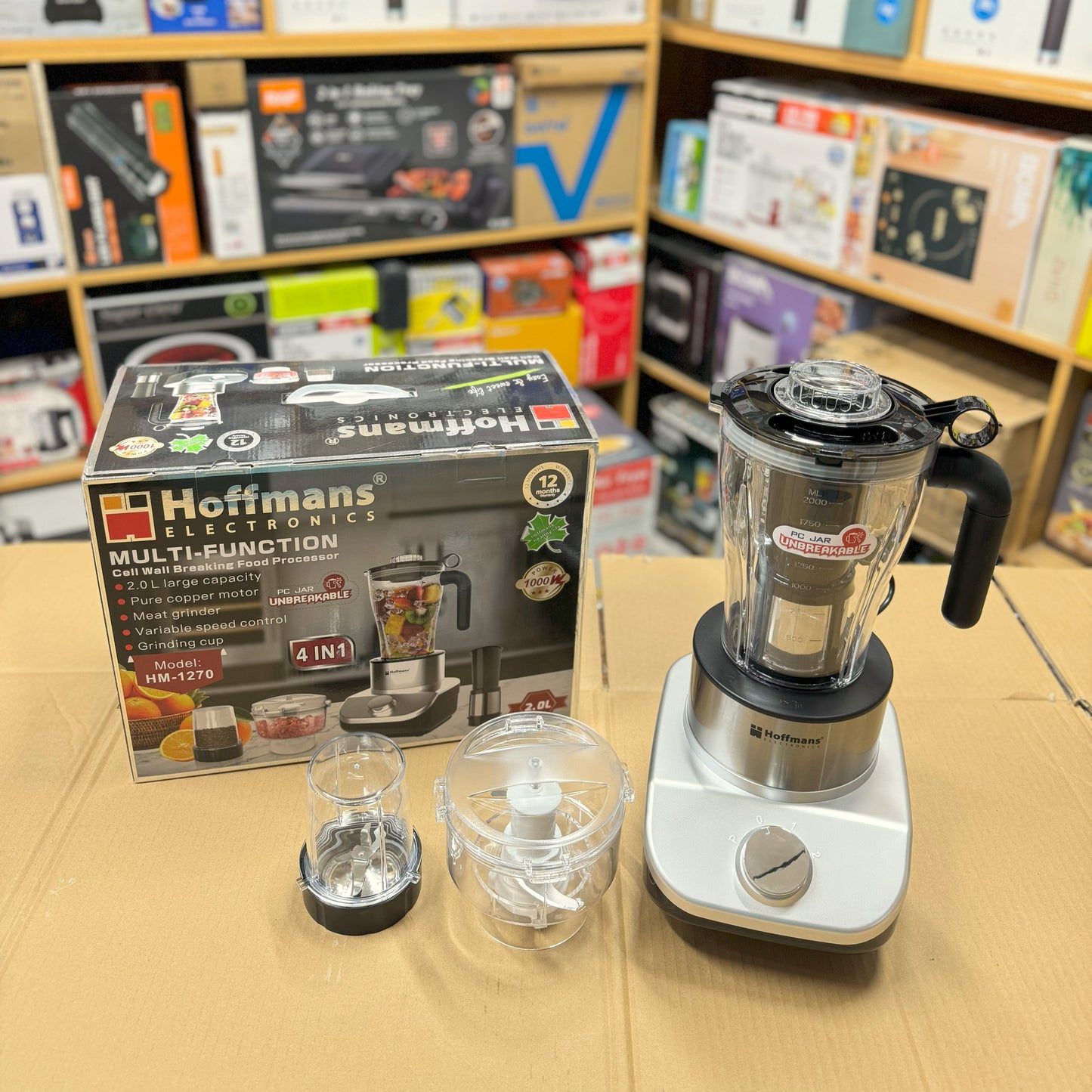 German Lot Imported Hoffmans 4-in-1 2L Blender