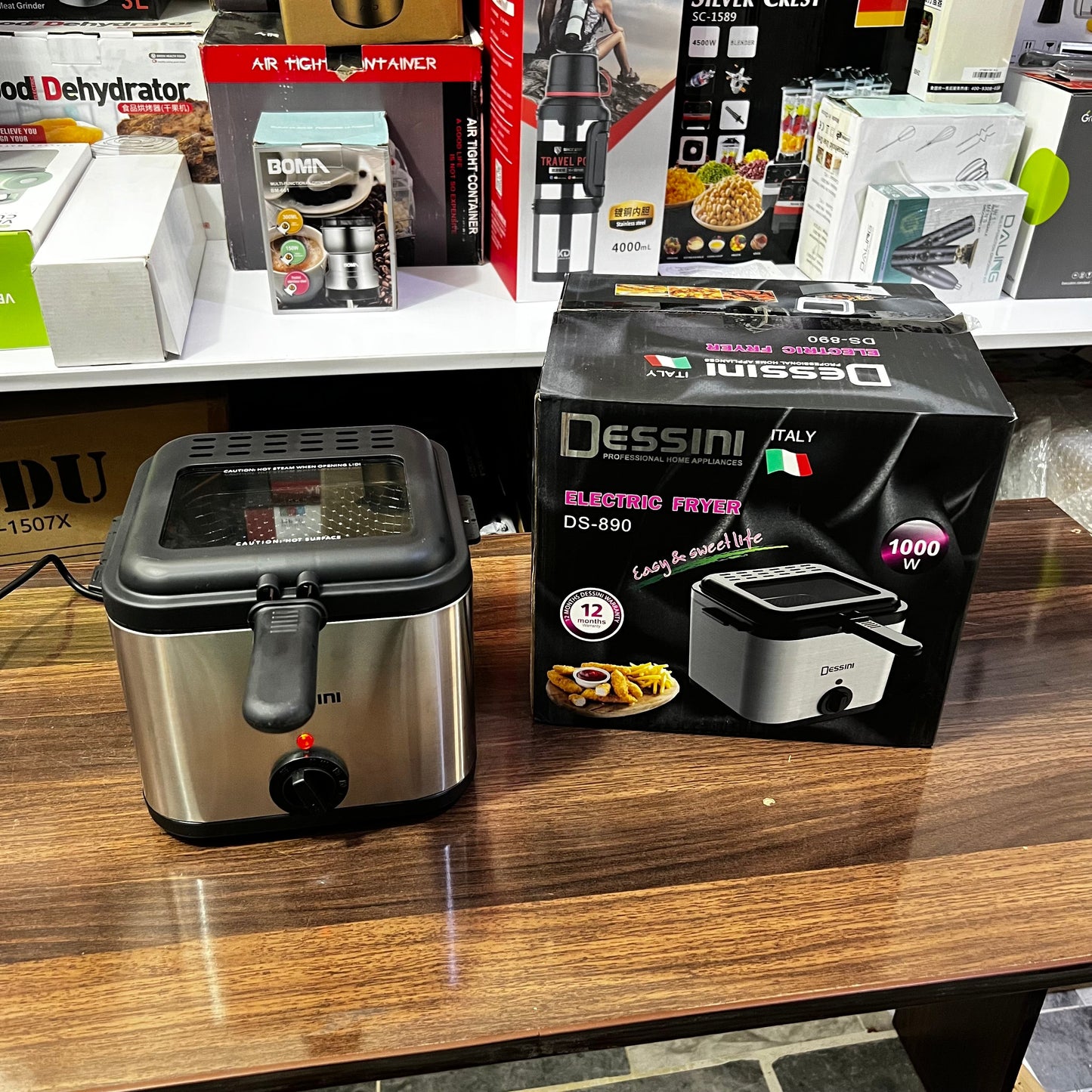 Italy Lot Imported Dessini 2.5L Electric Deep Fryer