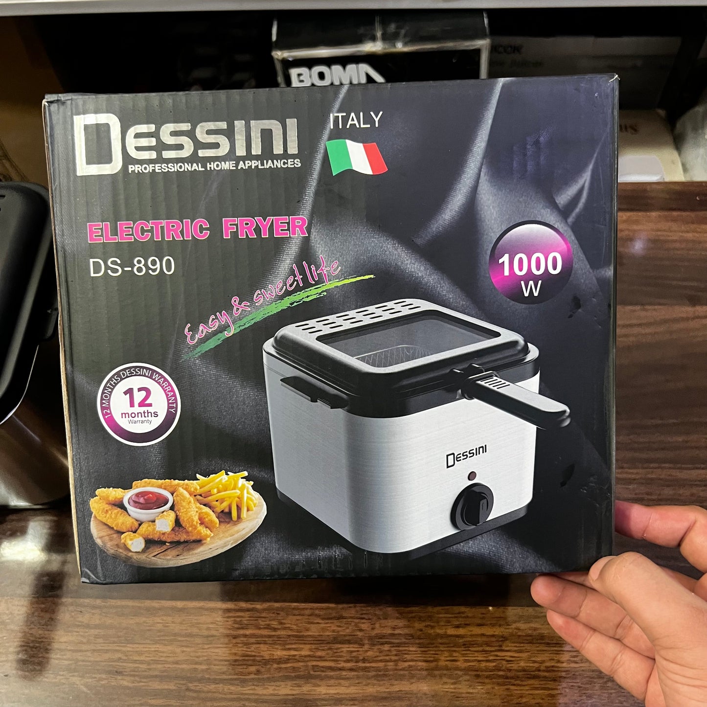 Italy Lot Imported Dessini 2.5L Electric Deep Fryer