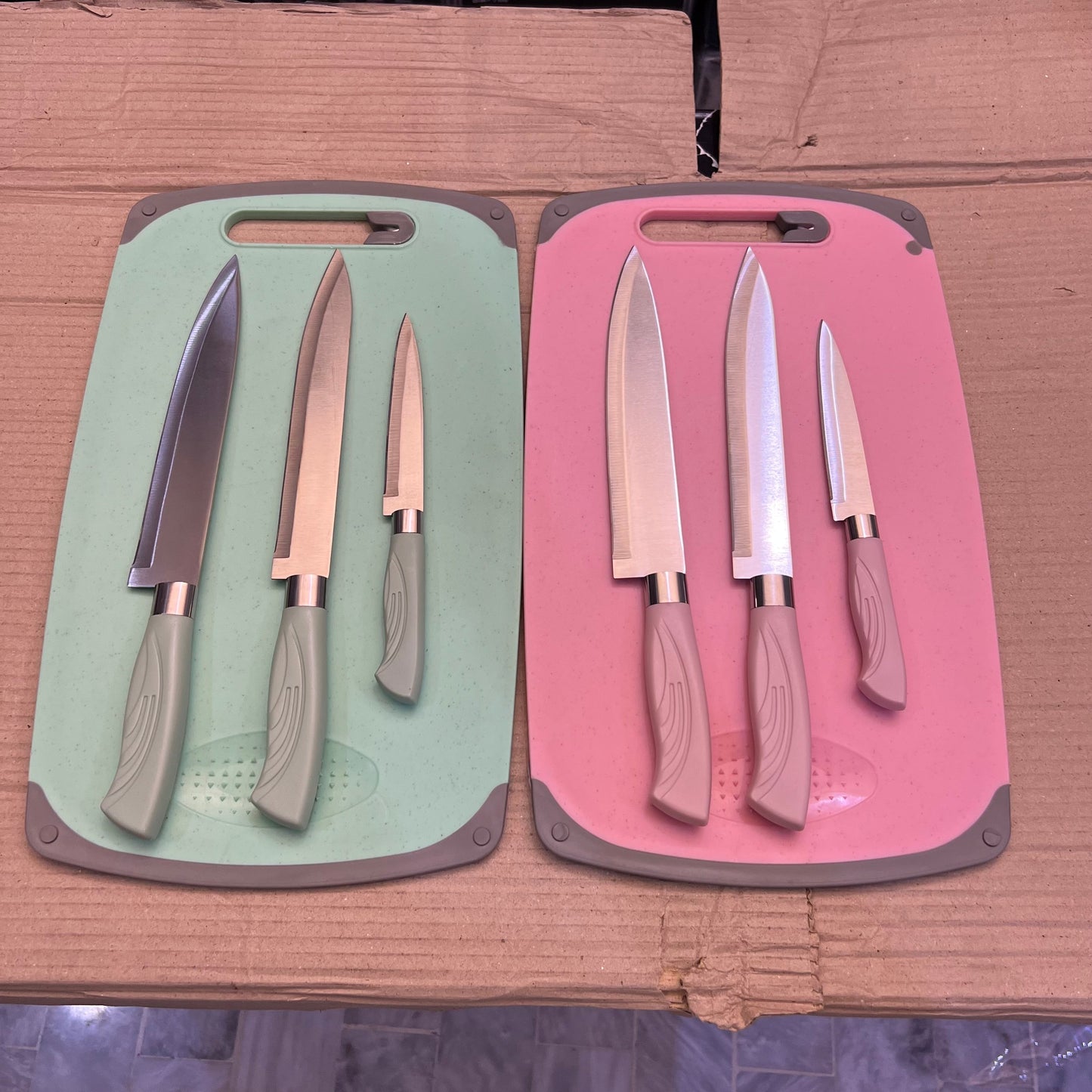 Netherland Lot Imported 5-in-1 Kitchen Knife & Cutting Board