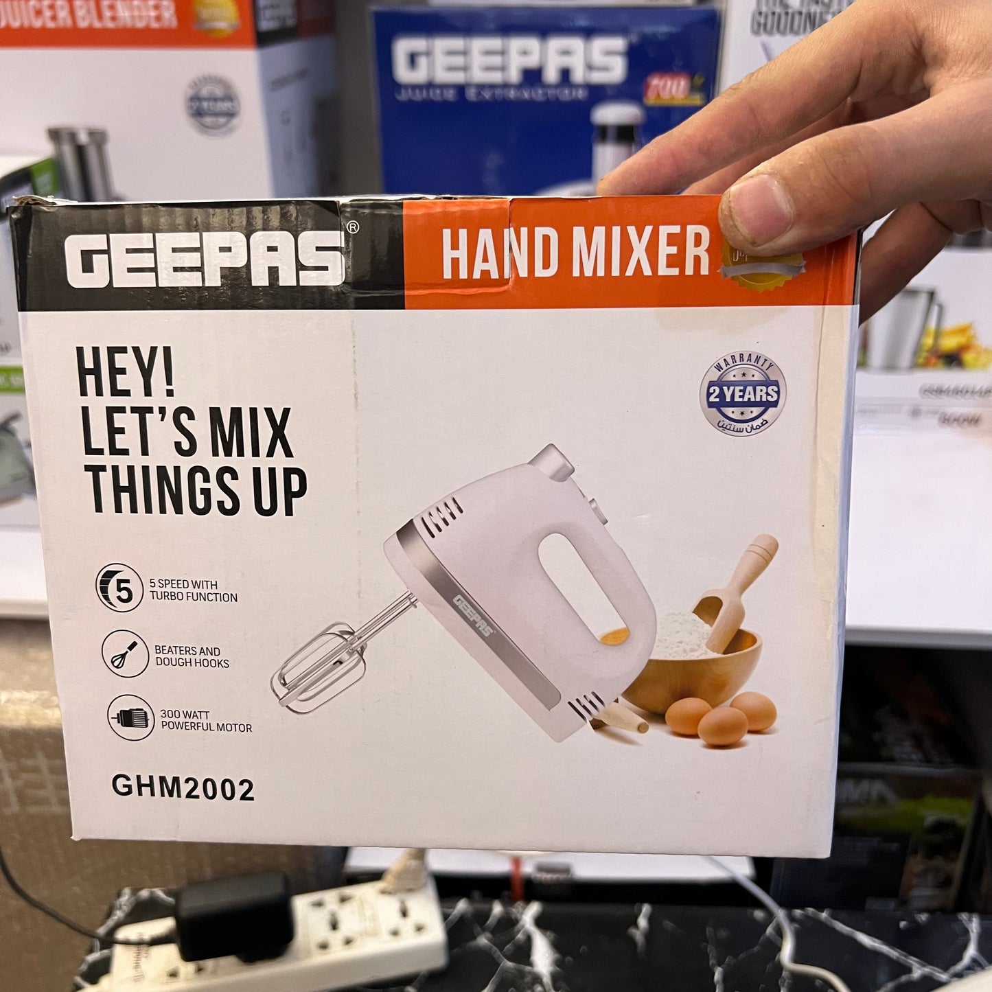 Geepas Hand Mixer GHM2002