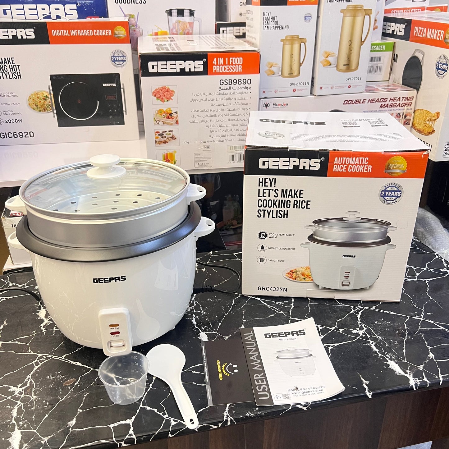 Geepas Automatic 2.8L Rice Maker GRC4327N