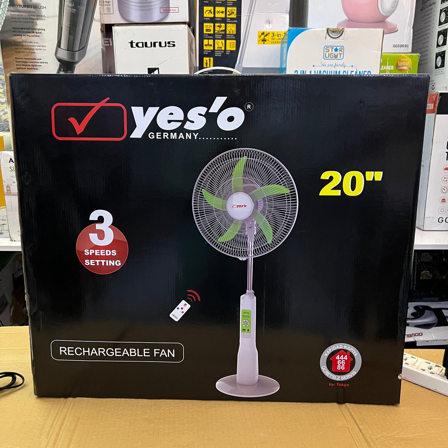 Lot Imported Rechargeable Fan