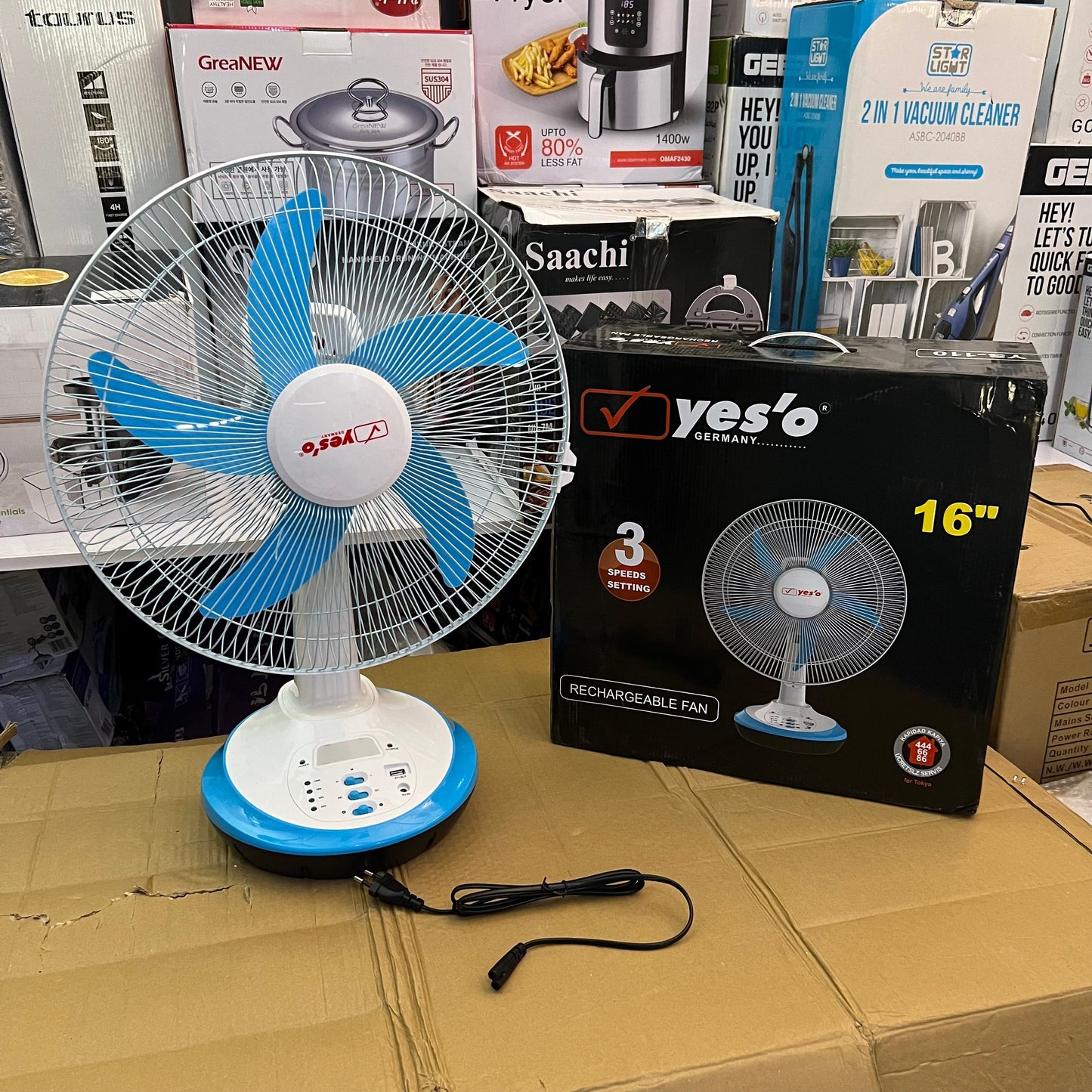 Lot Imported 16Inches Rechargeable Fan