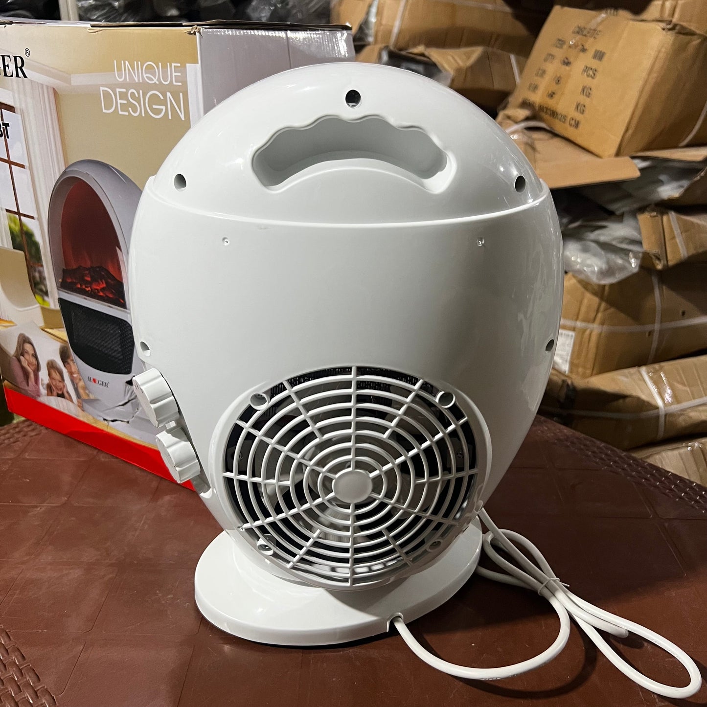 3D Simulation Flame Electric Fan Heater - High Quality China Lot Import