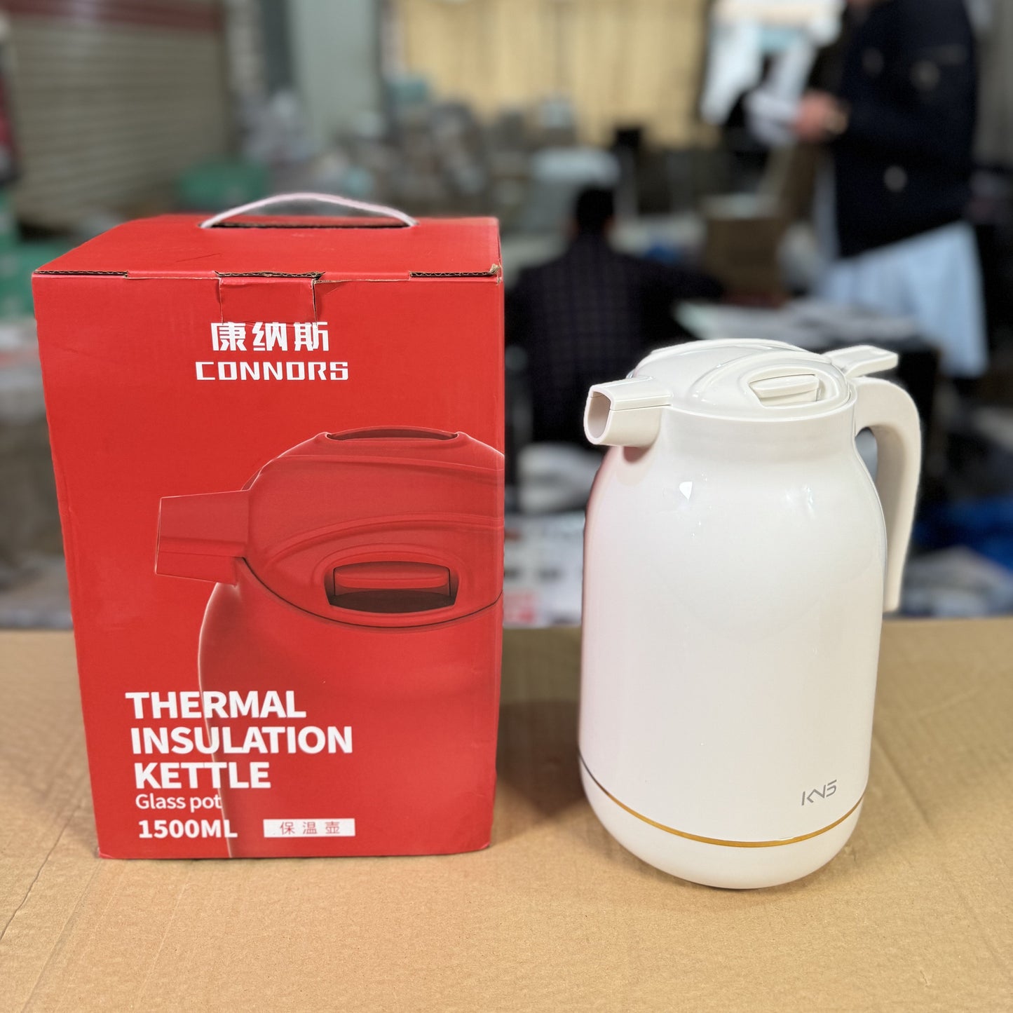 Amazon Lot Imported 1500ml Glass Vacuum Thermos