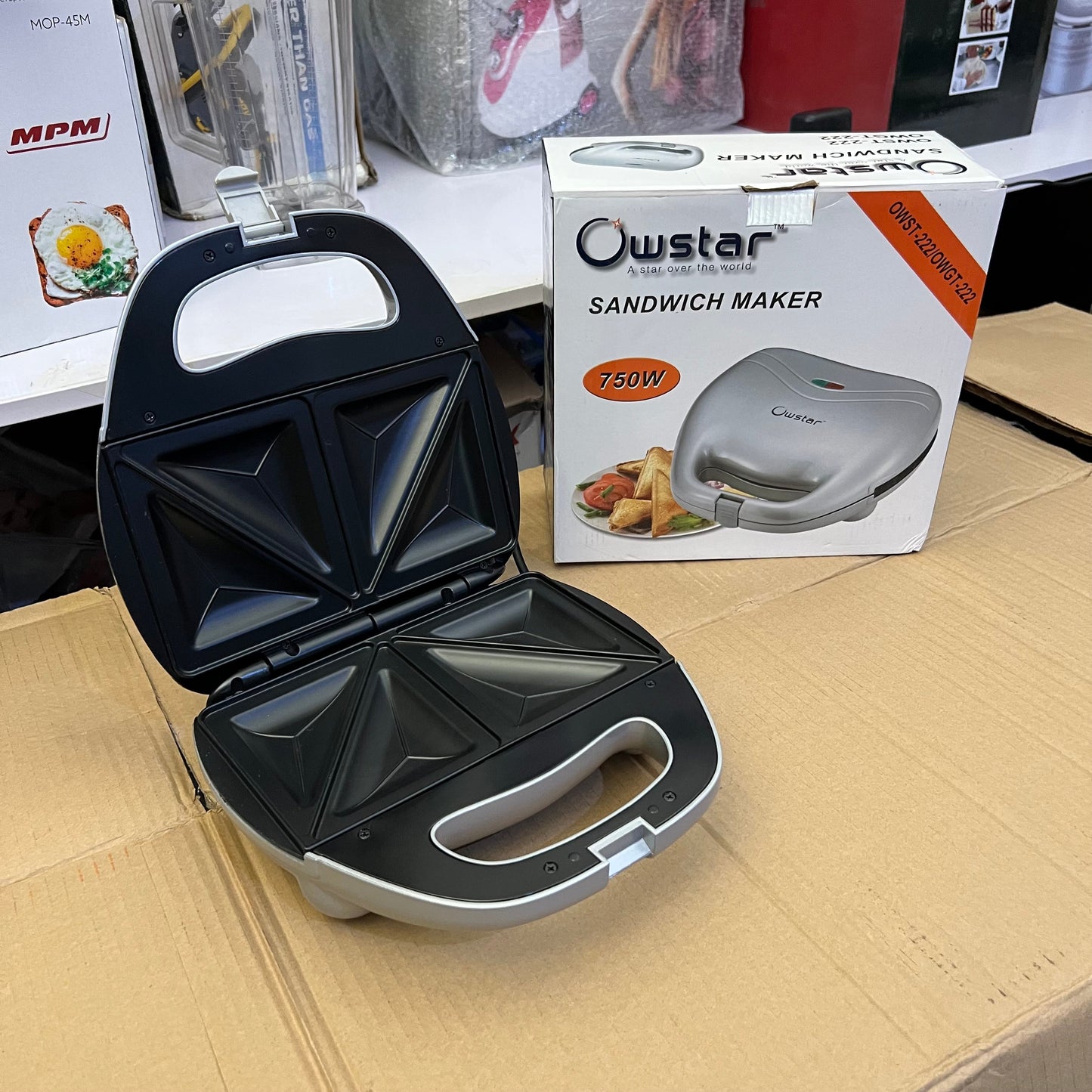 Lot Imported Owstar Sandwich Maker