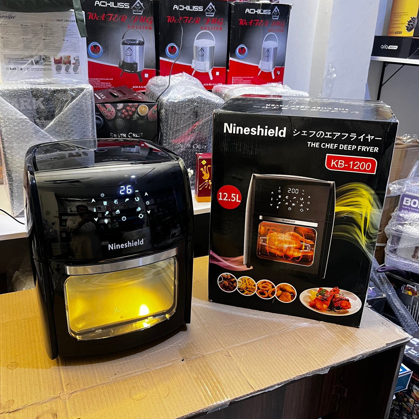 Vietnam Lot Imported Nineshield 12.5L Air Fryer