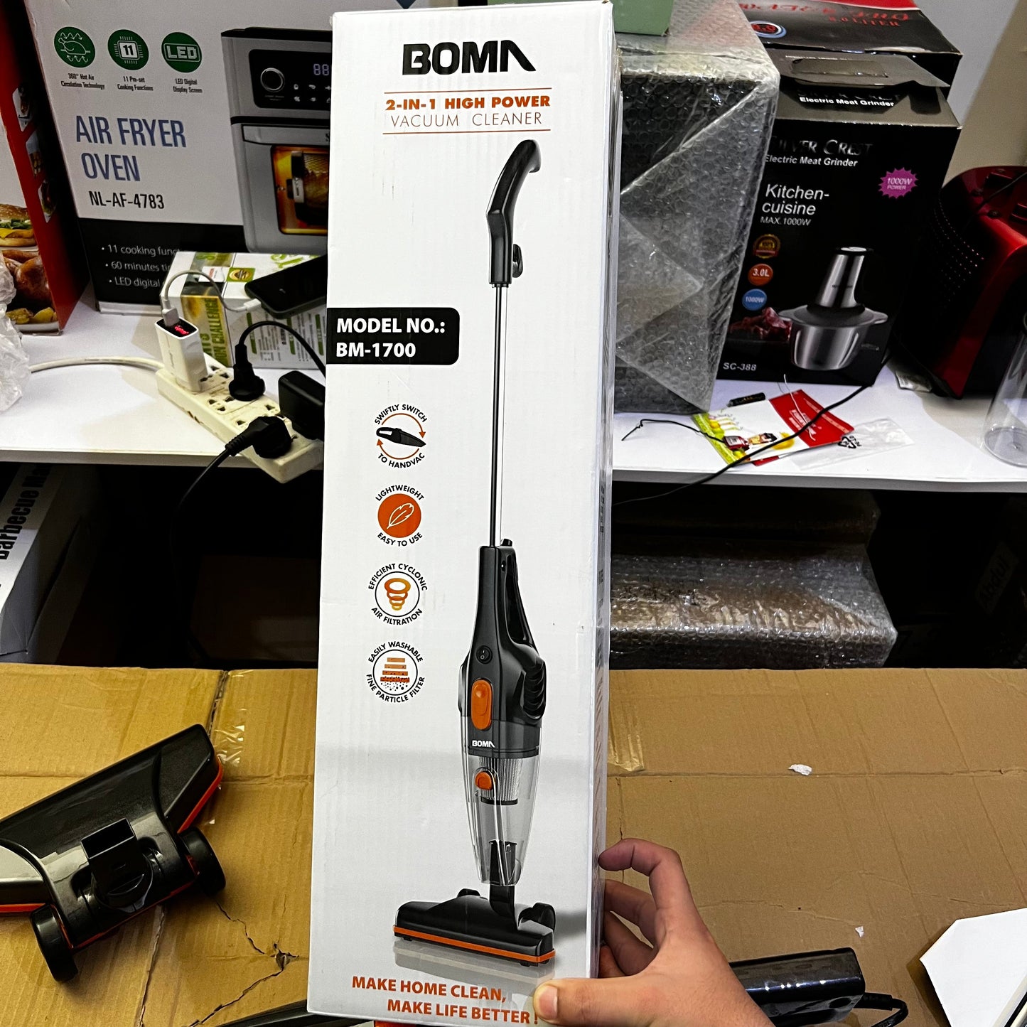 German Lot Imported Boma 2-in-1 Vacuum cleaner