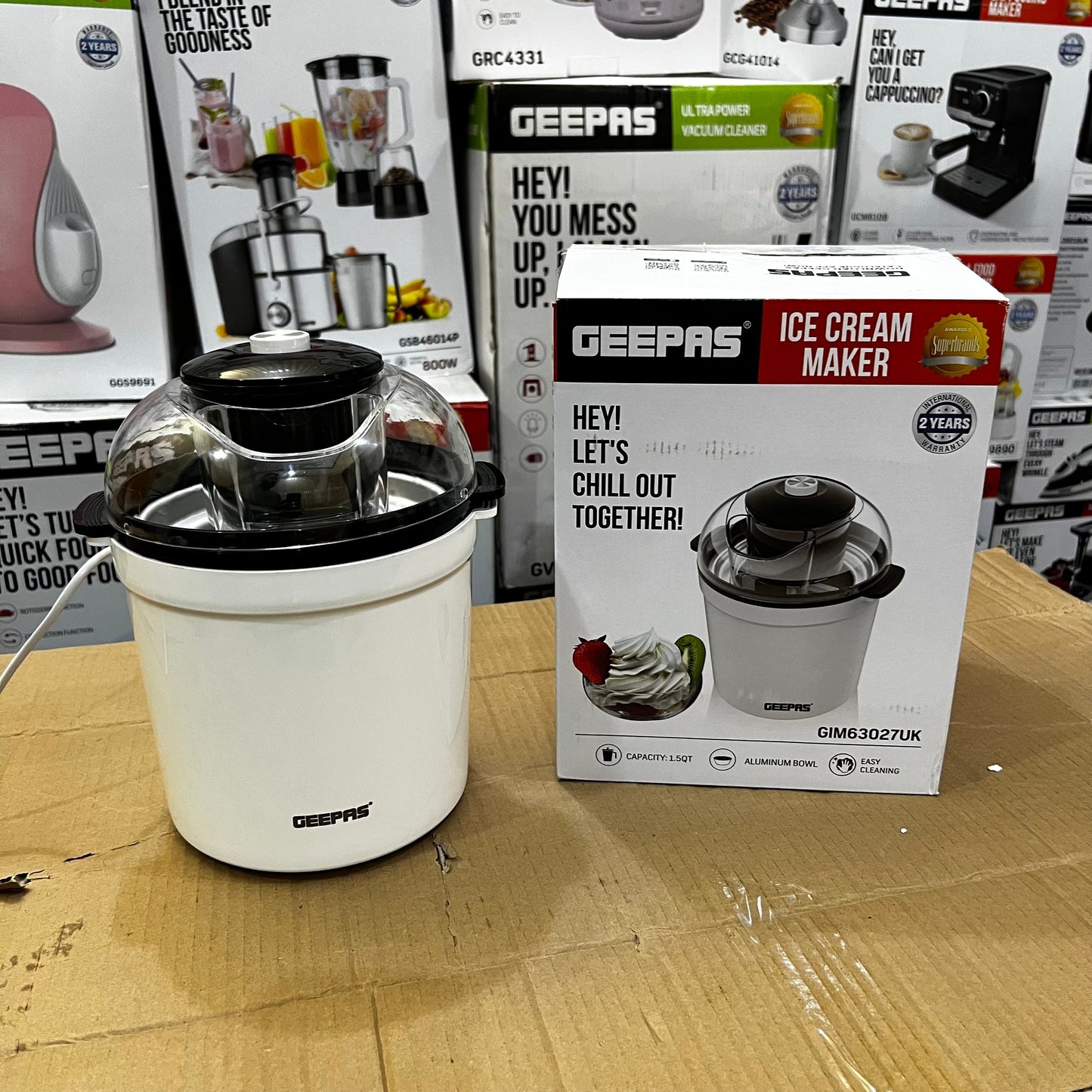 Geepas Ice Cream Maker GIM63027UK