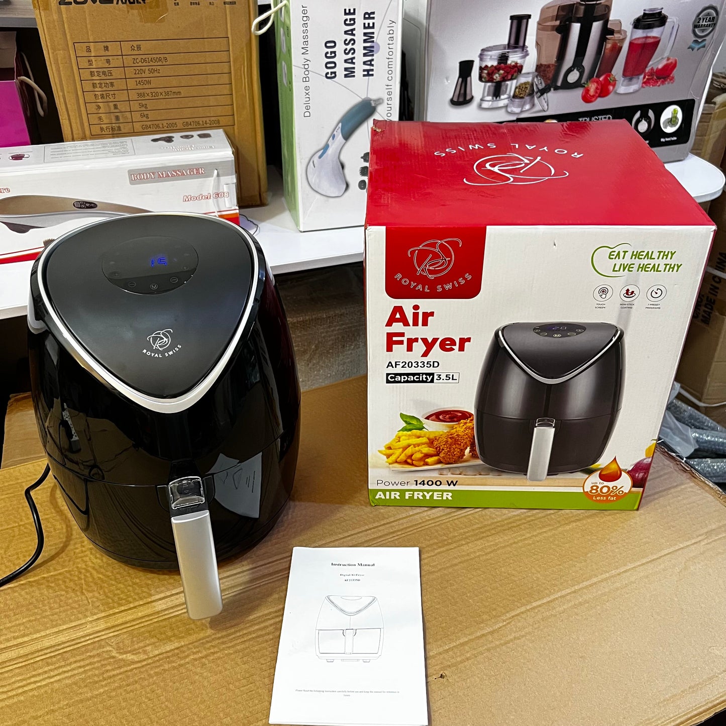 Lot Imported Royal Swiss 3.5L Air Fryer