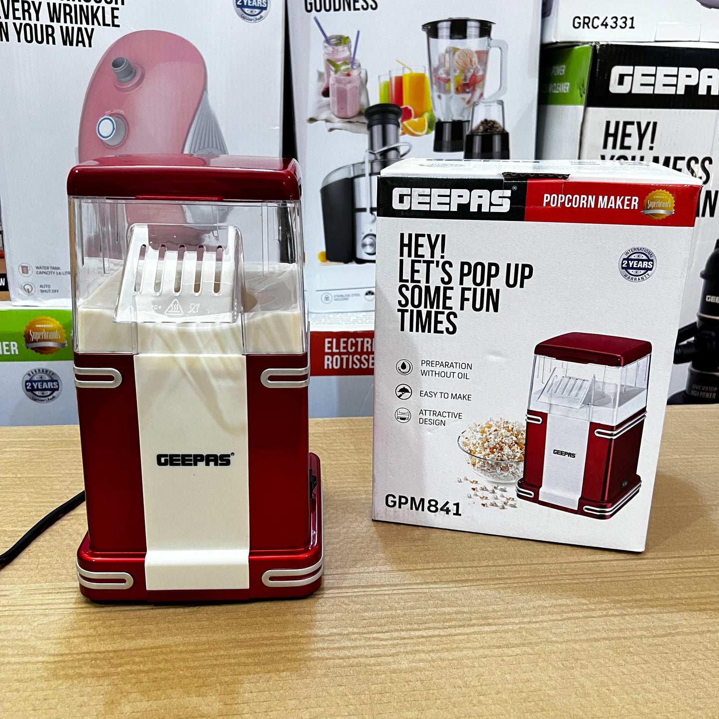 Geepas Popcorn Maker GPM841