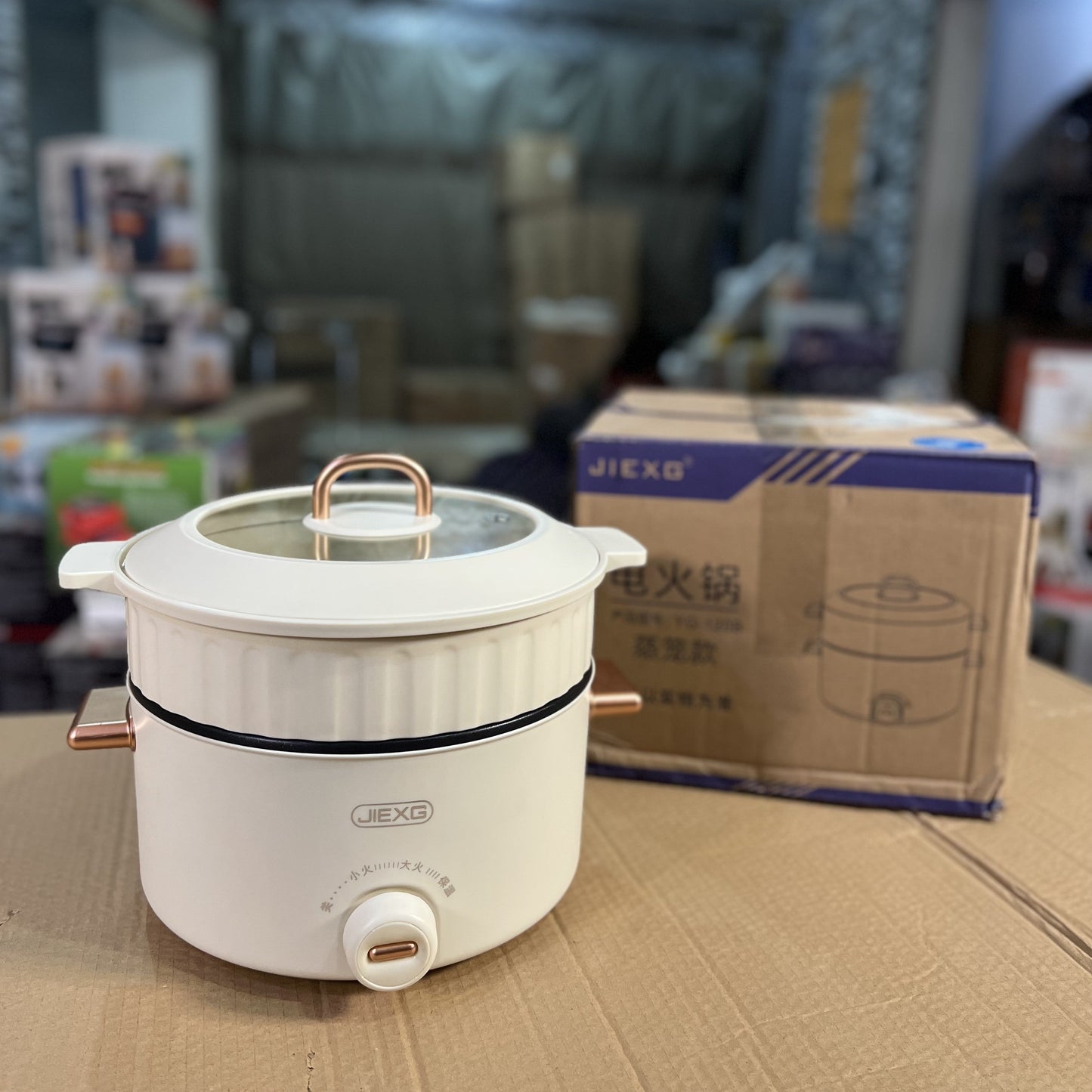 Lot Imported Jiexg 4L Electric Cooking Pot