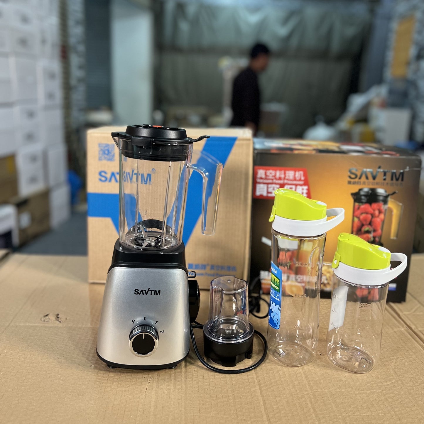 Lot Imported Savtm Vacuum Blender Set