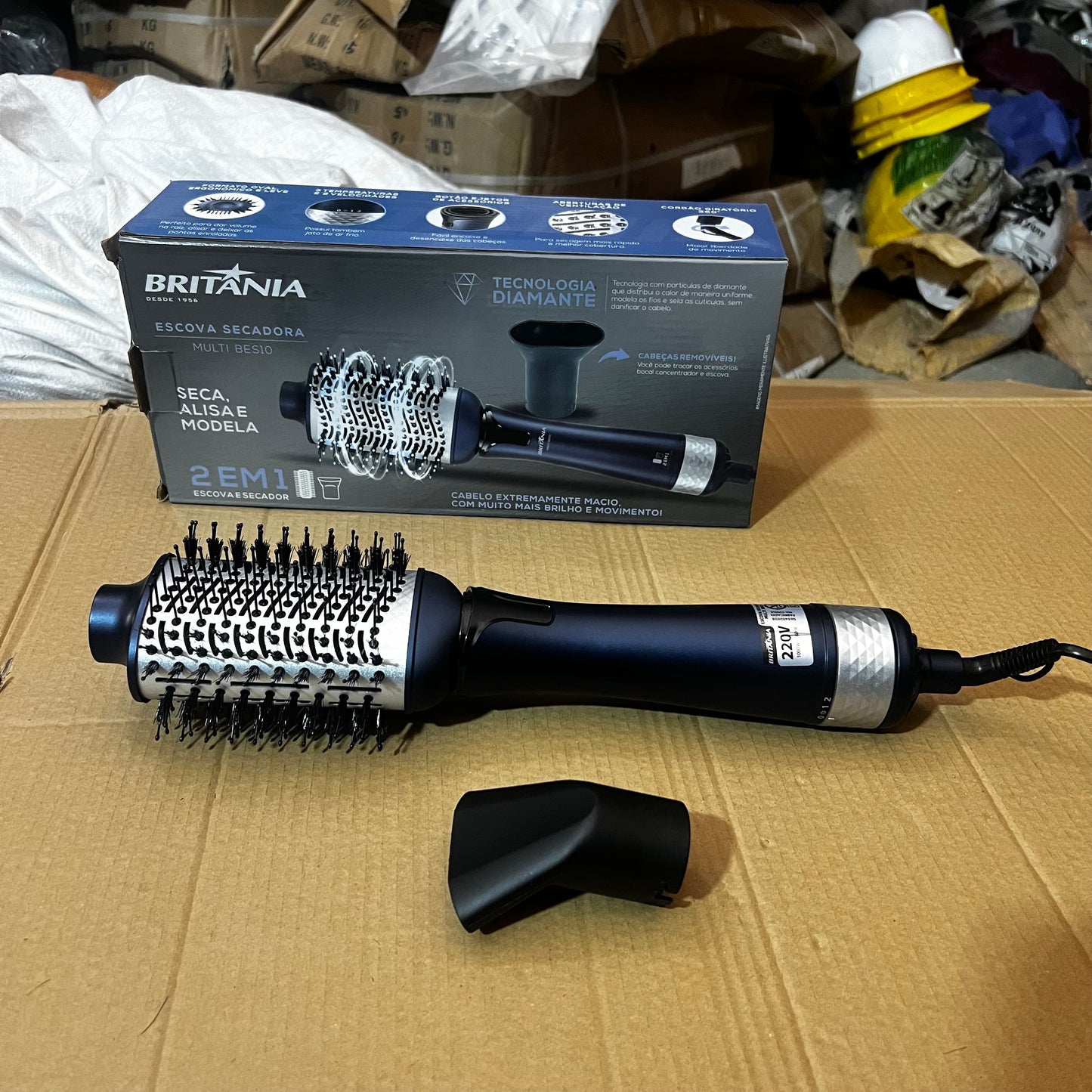 Lot Imported 2-in-1 Hair Brush & Dryer