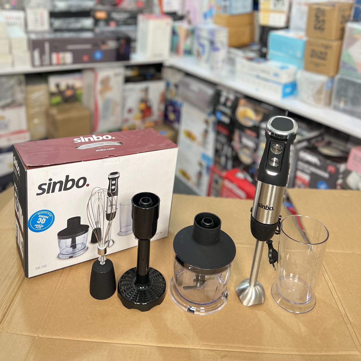 Lot Imported Sinbo 4-in-1 Hand Blender & Chopper Set