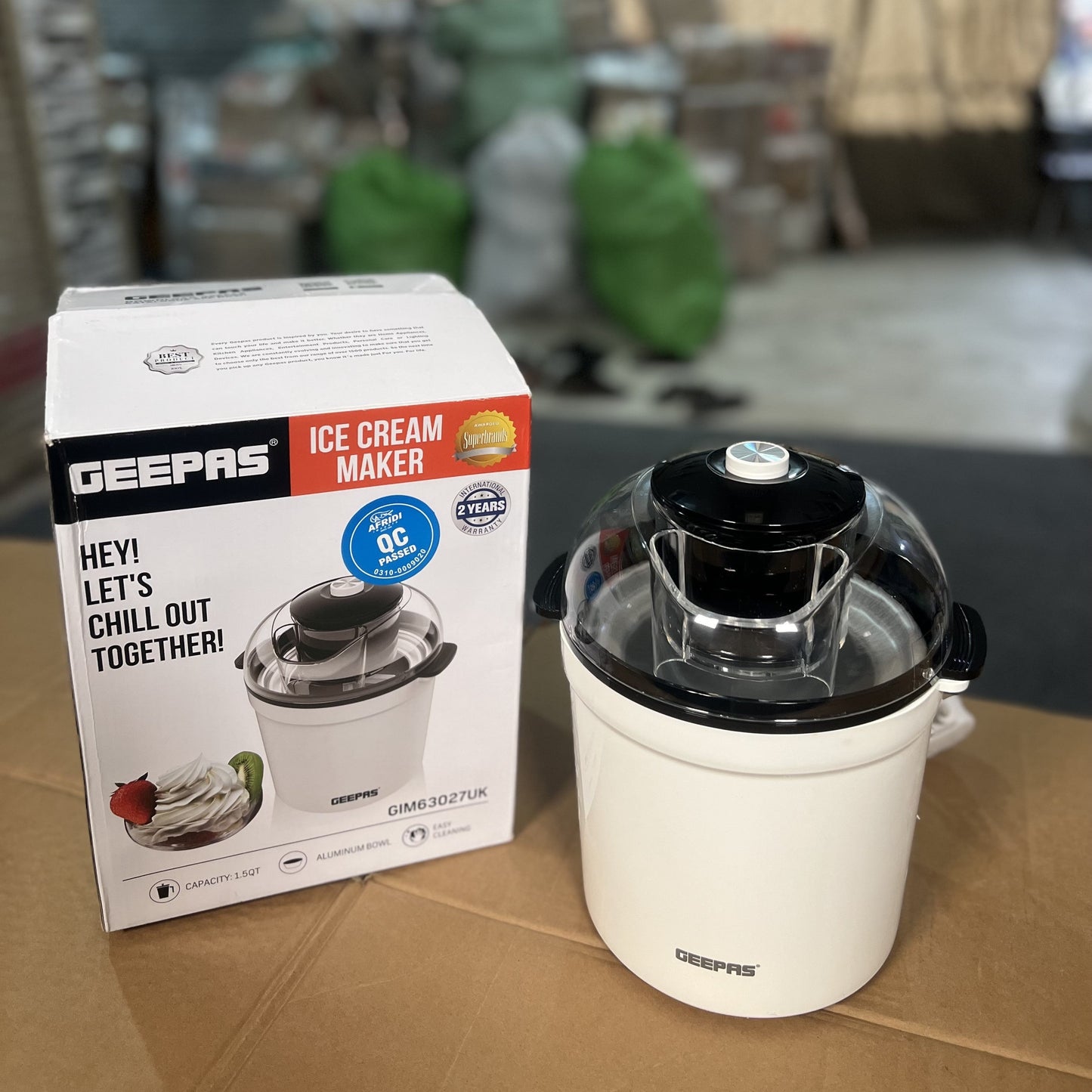 Geepas Ice Cream Maker GIM63027UK