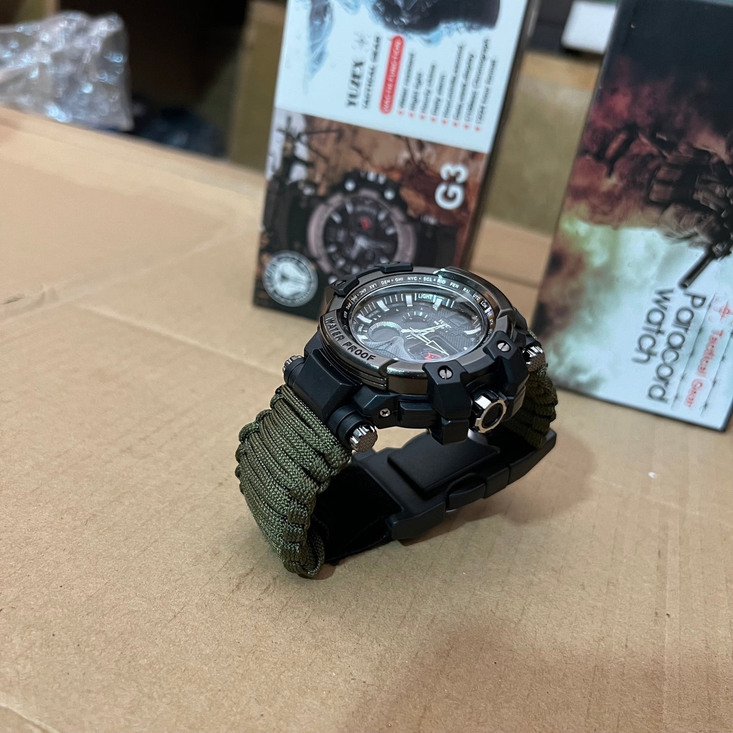 Lot Imported 6-in-1 Multifunctional Paracord Watch