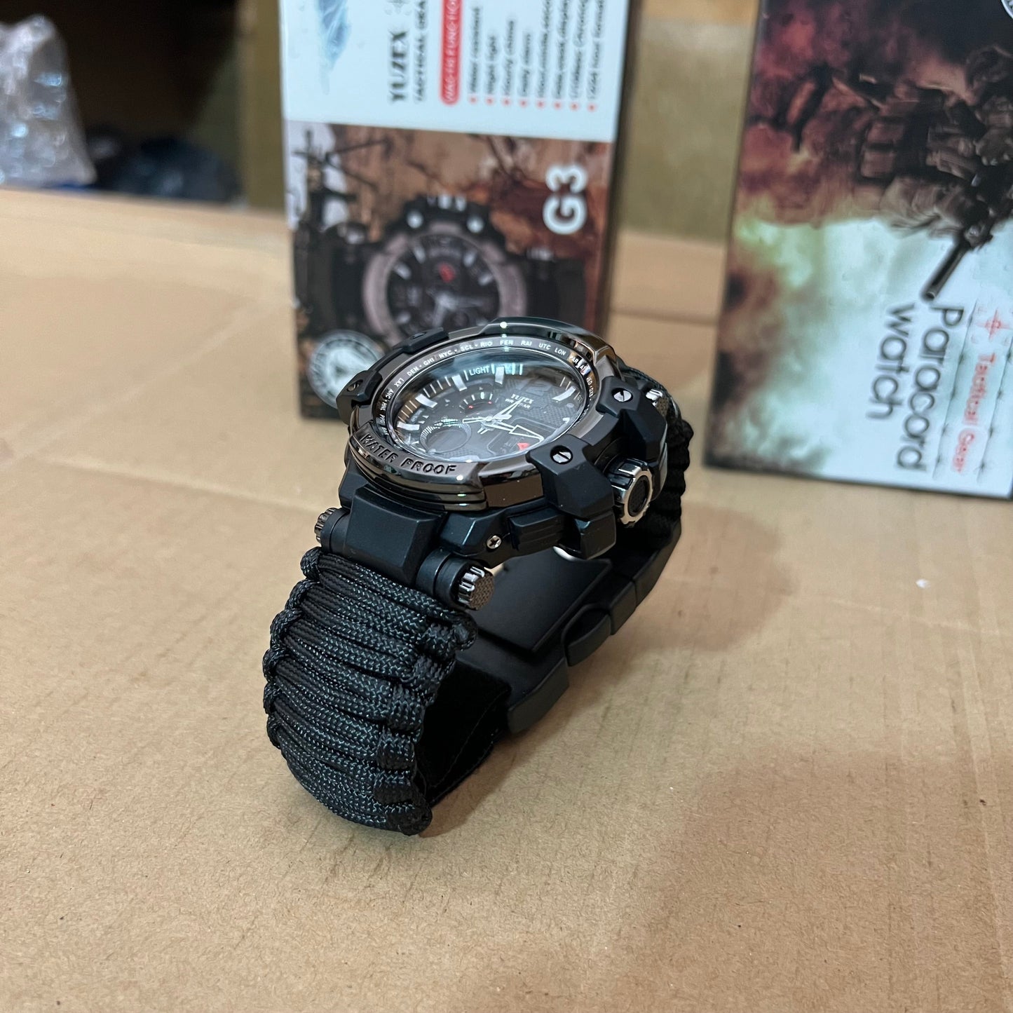 Lot Imported 6-in-1 Multifunctional Paracord Watch