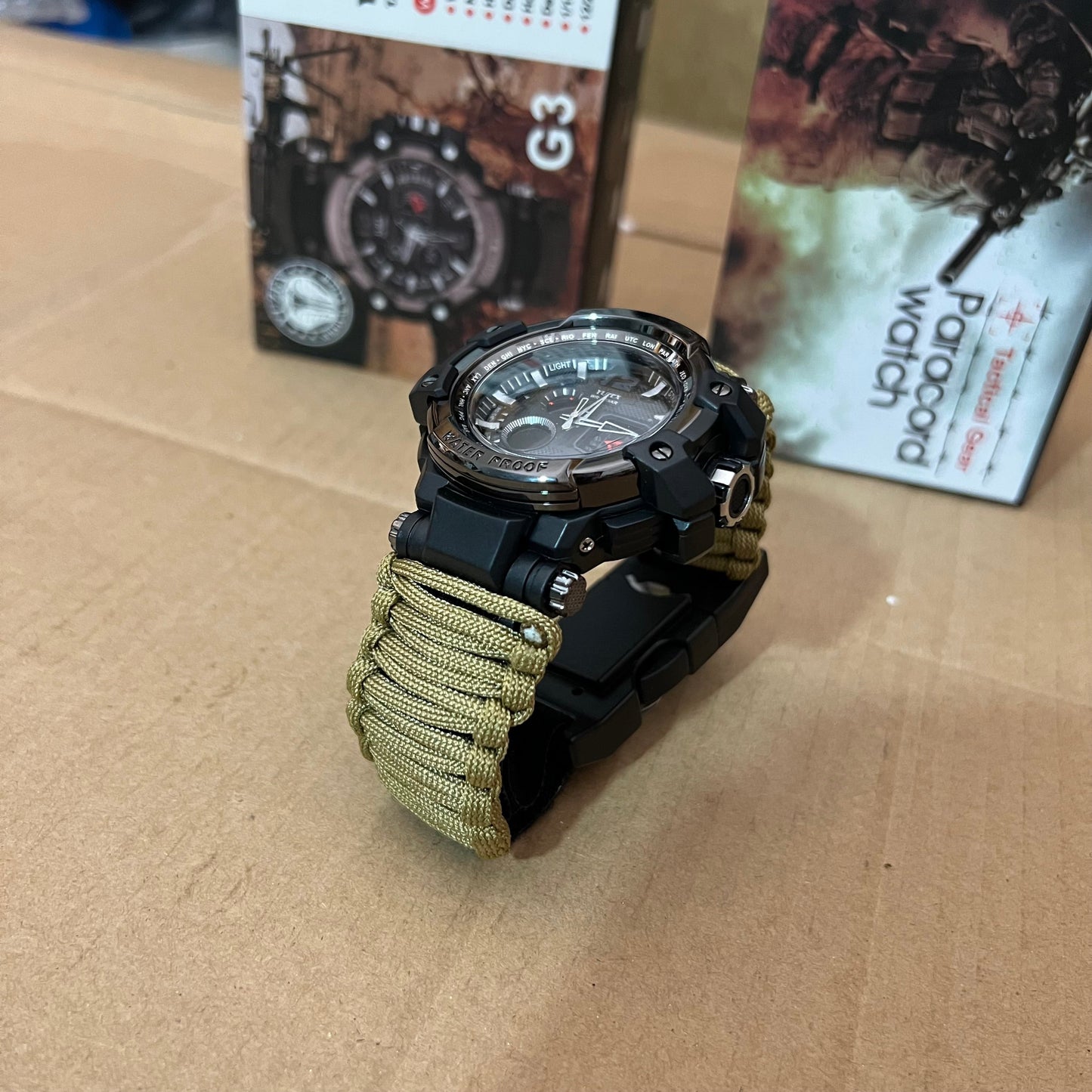 Lot Imported 6-in-1 Multifunctional Paracord Watch