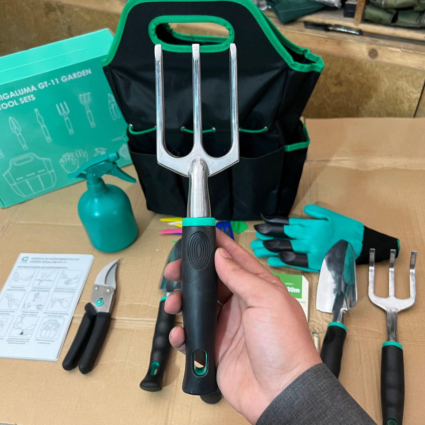 German Lot Imported 11-in-1 Garden Tools Set