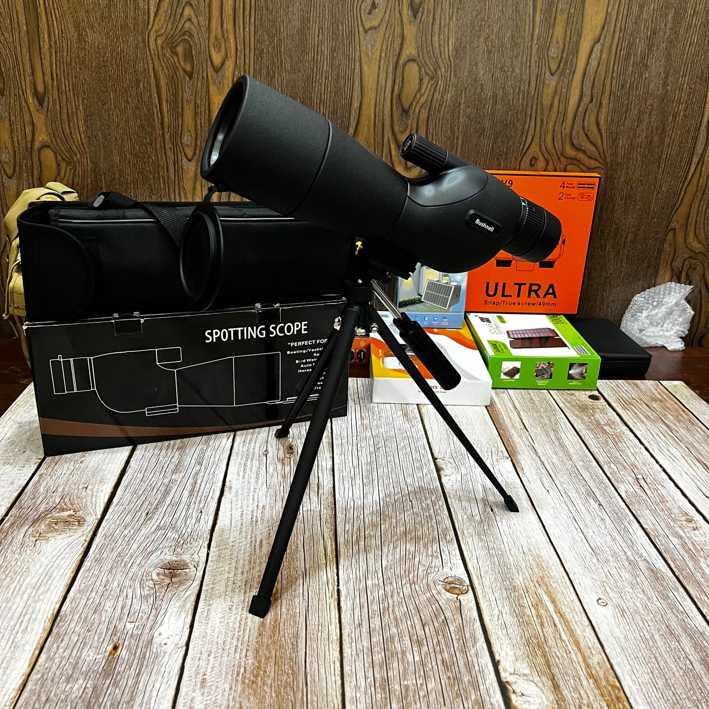 Lot Imported Bushnell Spotting Scope 25-70x60