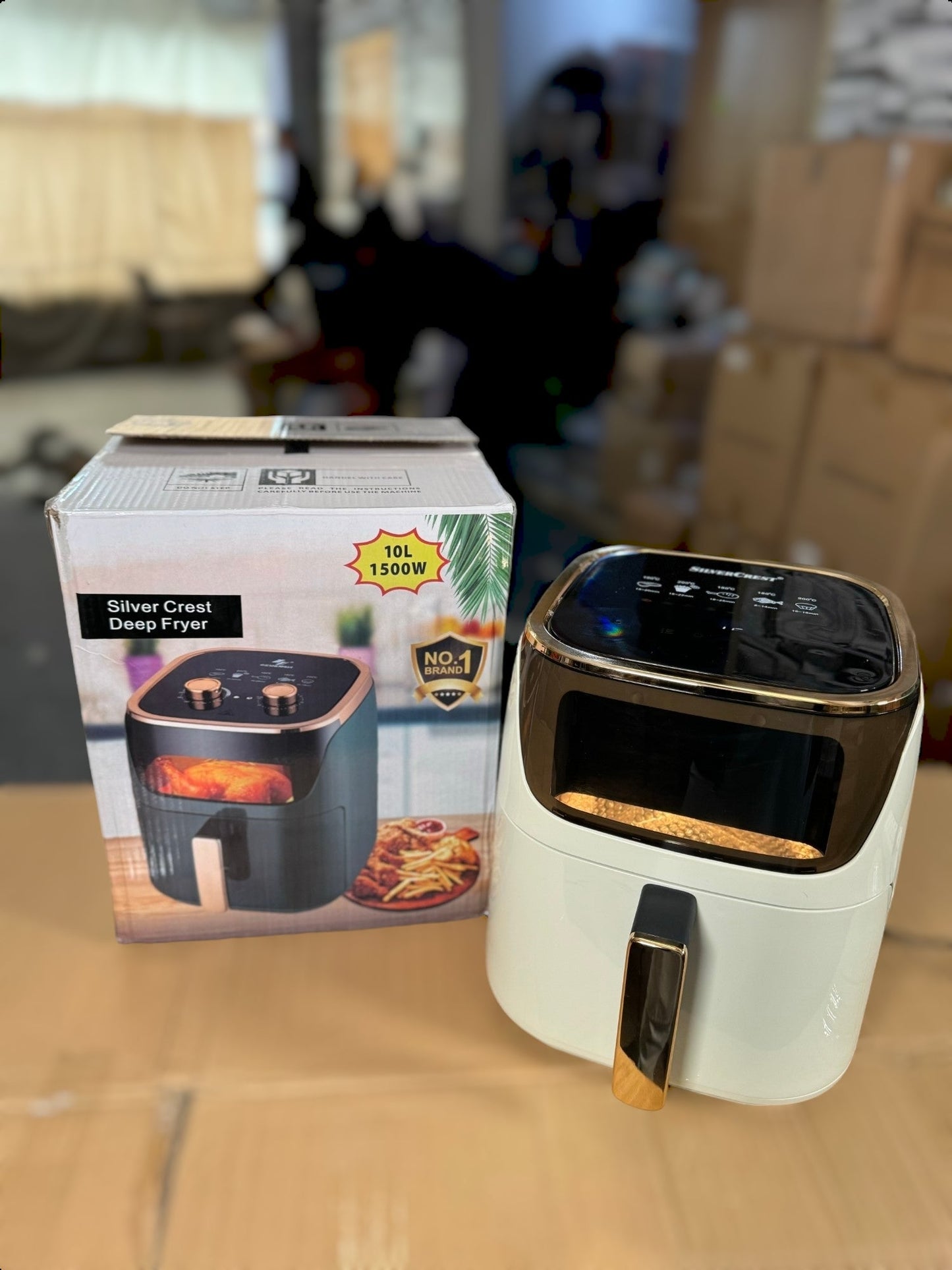 German Lot Imported Silver Crest 10L Air Fryer