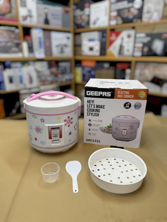 Geepas 3.2L Electric Rice Cooker GRC4331