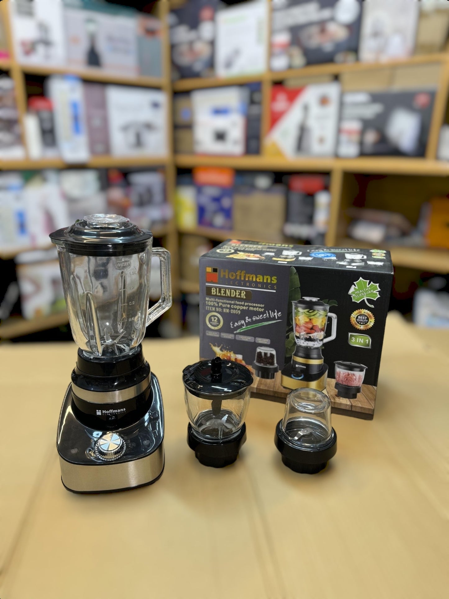 German Lot Imported Hoffmans 3-in-1 Blender