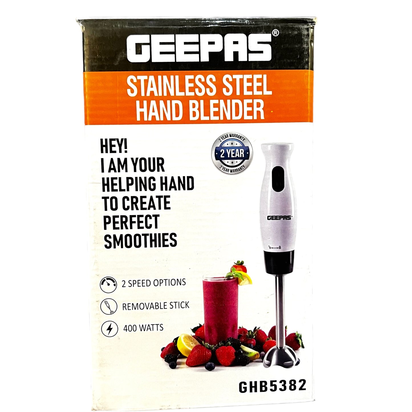 Geepas Stainless Steel Hand Blender GHB5382