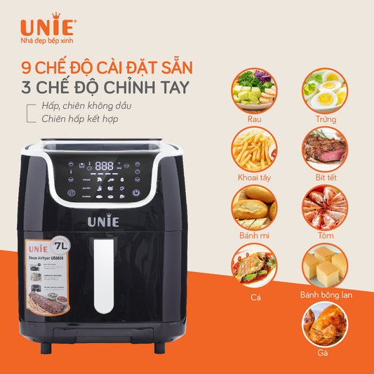 UNIE 7L Air Fryer & Steamer - Limited Stock