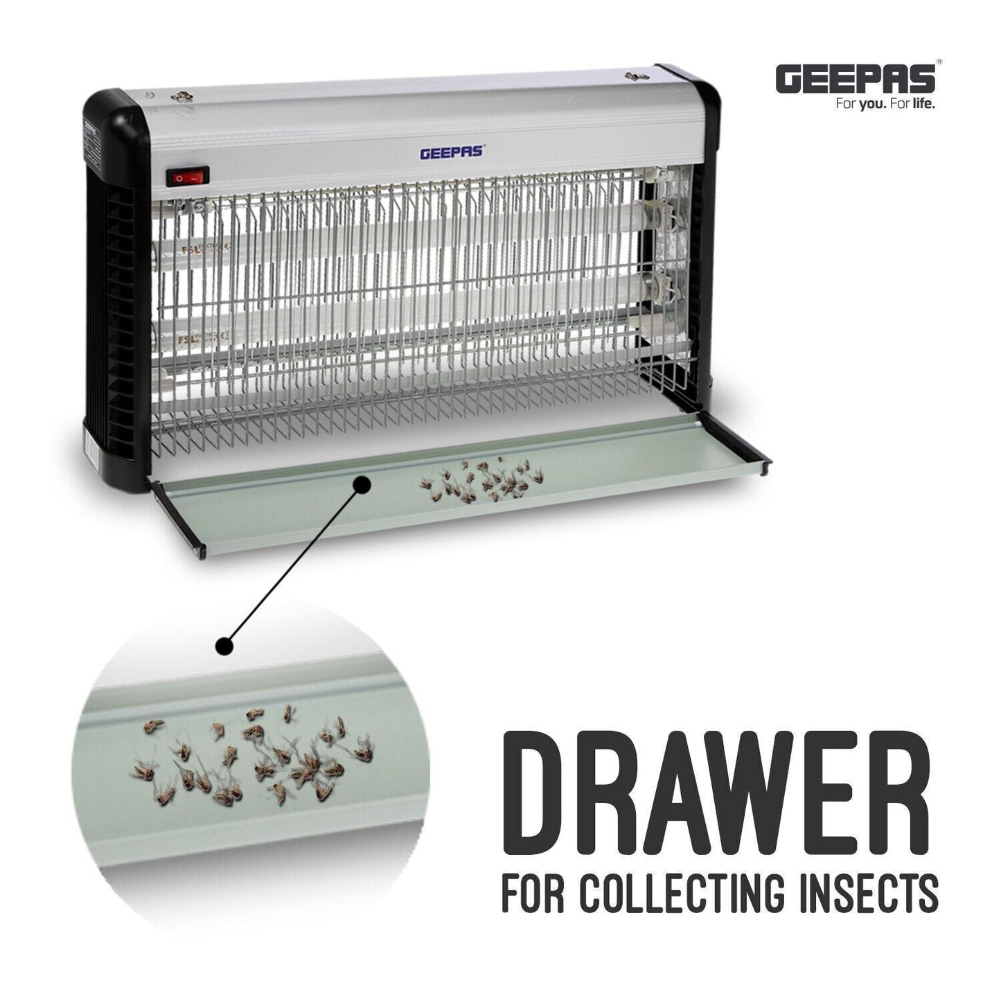 Geepas Jumbo Electric Bug Killer GBK1135N